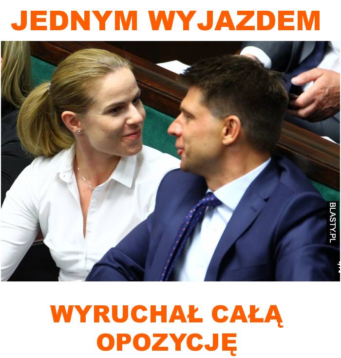 jednym wyjazdem wyruchał całą opozycję