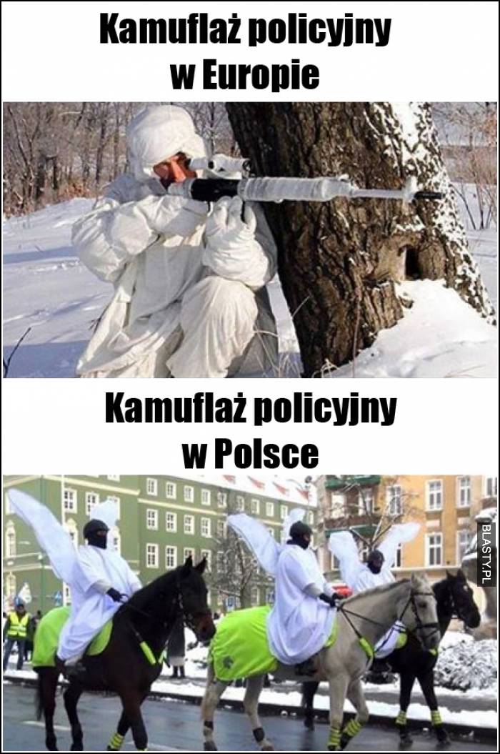 kamulfaż policyjny w Europie