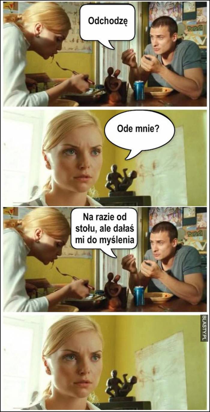 odchodzę od ciebie