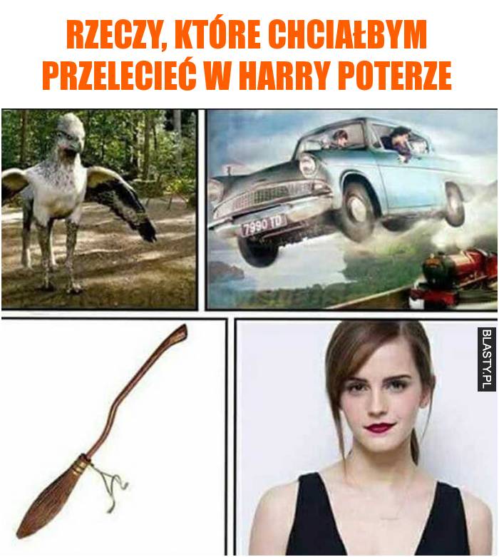 Rzeczy, które chciałbym przelecieć w Harry poterze