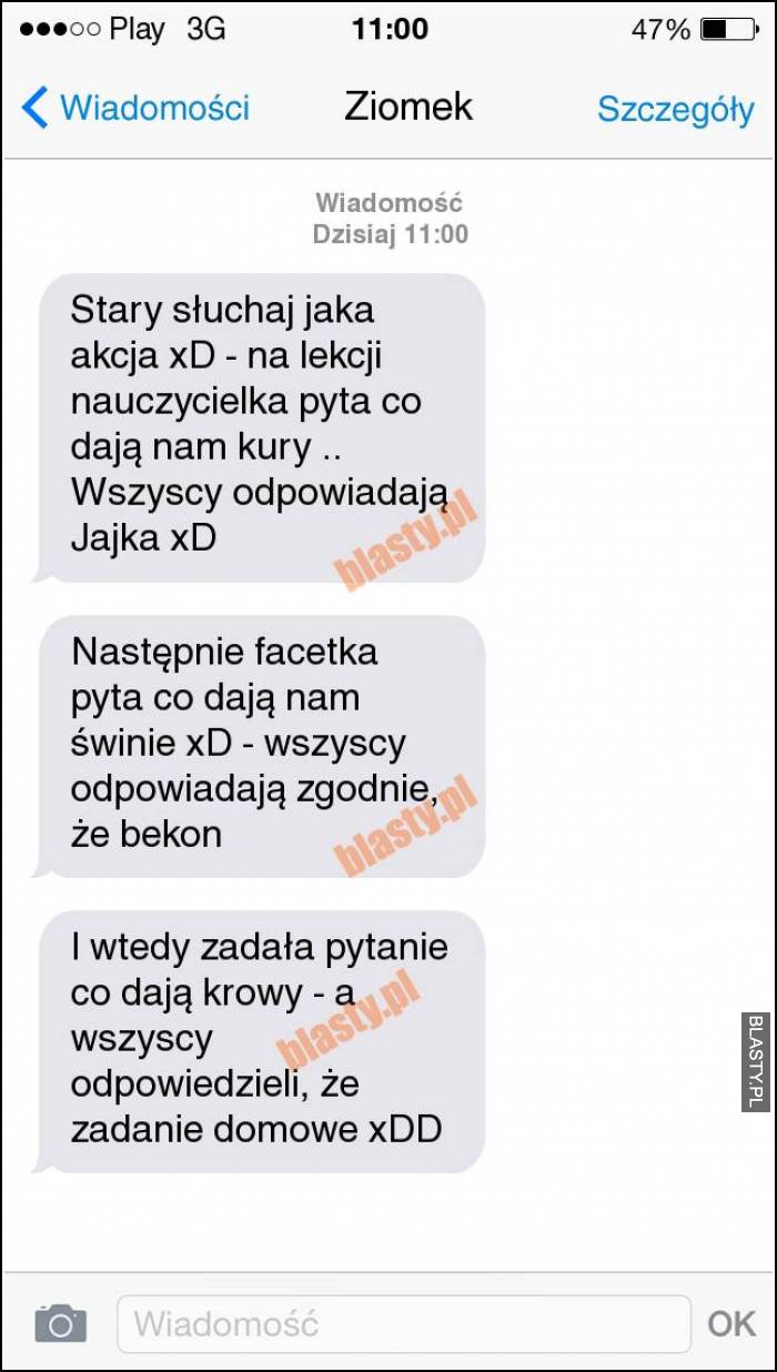 Stary słuchaj jaka akcja xD - na lekcji nauczycielka