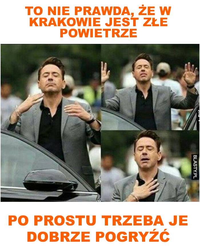 to nie prawda, że w Krakowie jest złe powietrze