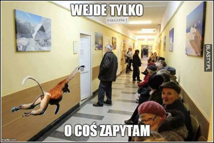 Wejdę tylko o coś zapytam