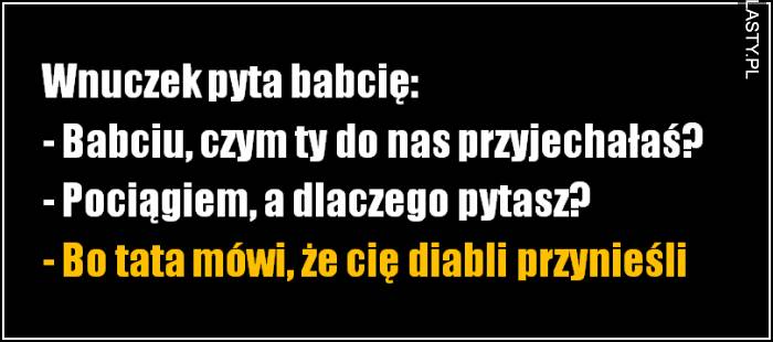 wnuczek i babcia