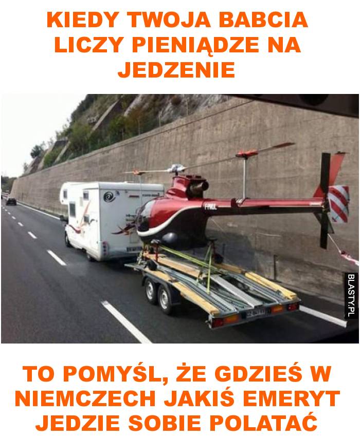 kiedy twoja babcia liczy pieniądze na jedzenie