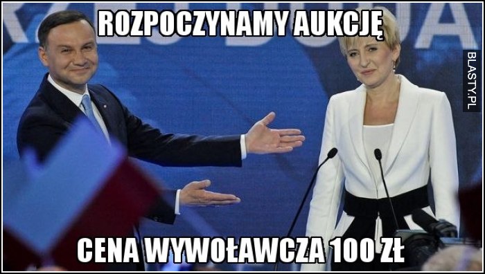 Rozpoczynamy aukcje - cena wywoławcza