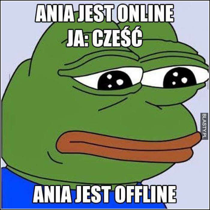 Ania jest online