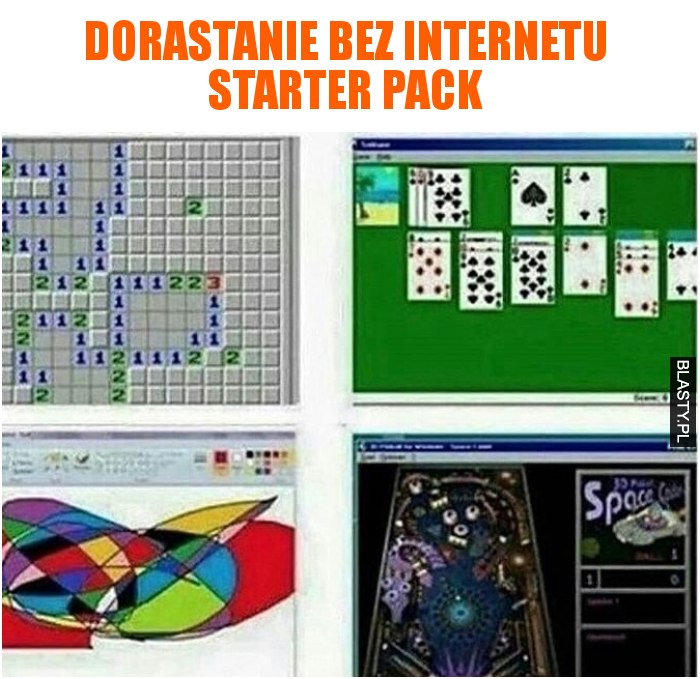 Dorastanie bez internetu starter pack