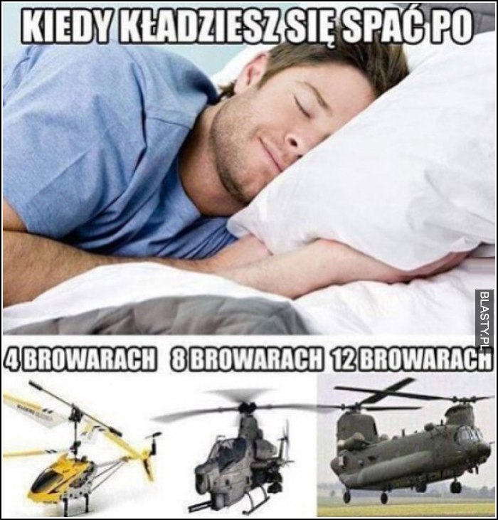 kiedy kładziesz się spać