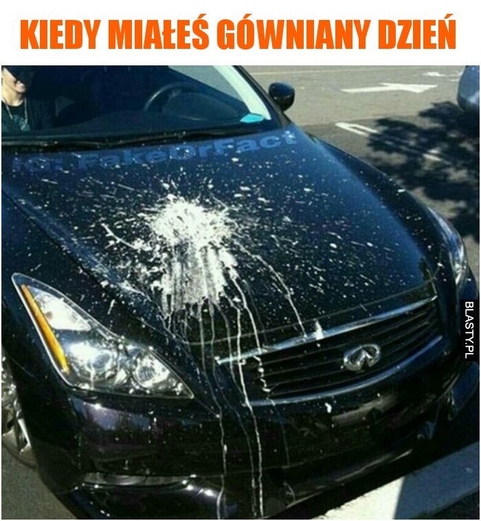 Kiedy miałeś gówniany dzień