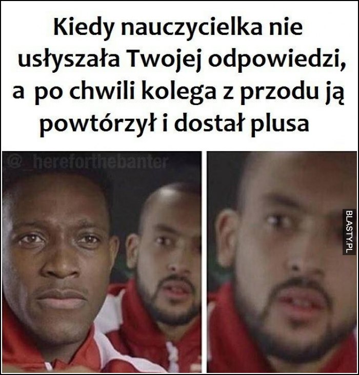 Kiedy nauczycielka nie usłyszała twojej odpowiedzi