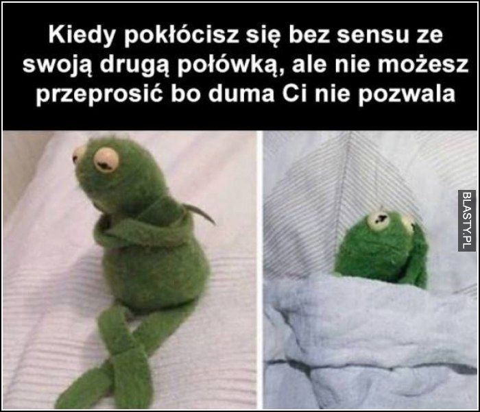 Kiedy pokłócisz się bez sensu z Twoją drugą połówką