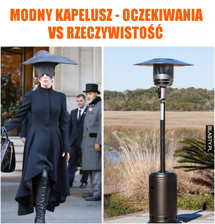 Modny kapelusz - oczekiwania vs rzeczywistość