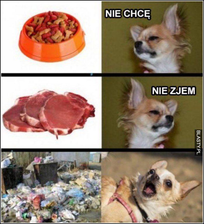 nie chcę, nie zjem