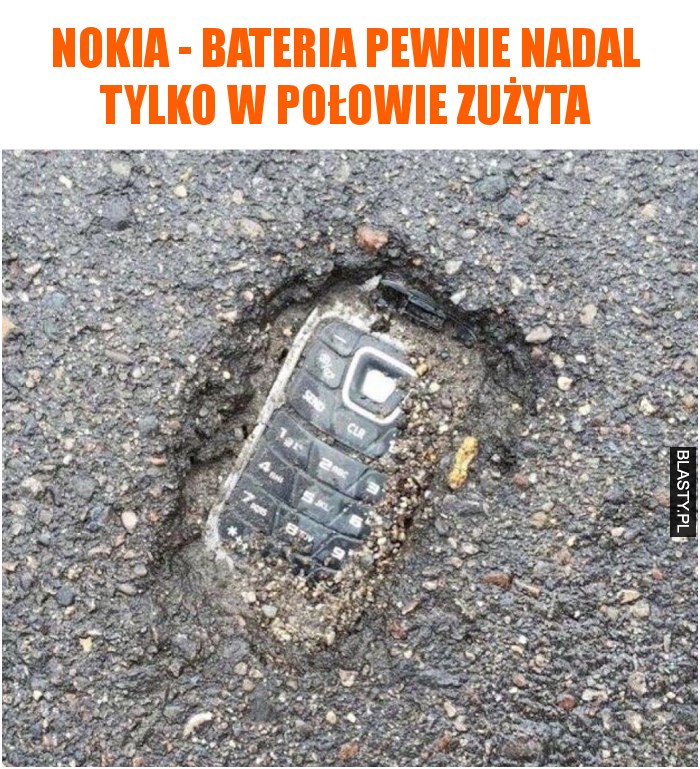 Nokia - bateria pewnie nadal tylko w połowie zużyta