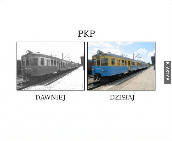 pkp kiedyś i dzisiaj