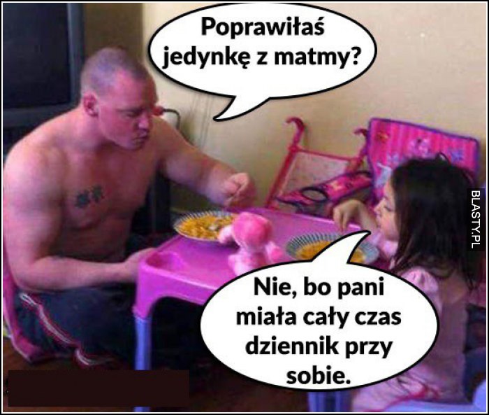 Poprawiłaś ocenę z maty