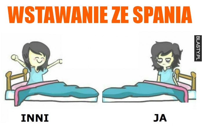 Wstawanie ze spania