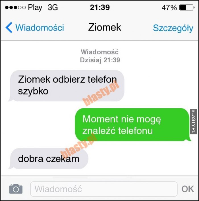 Ziomek odbierz szybko