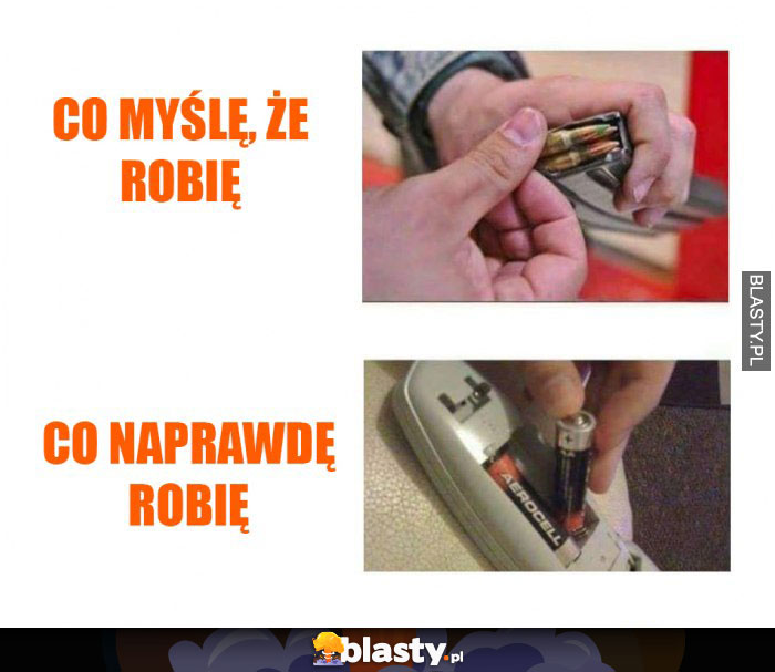 Co myślę, że robię vs co naprawdę robię