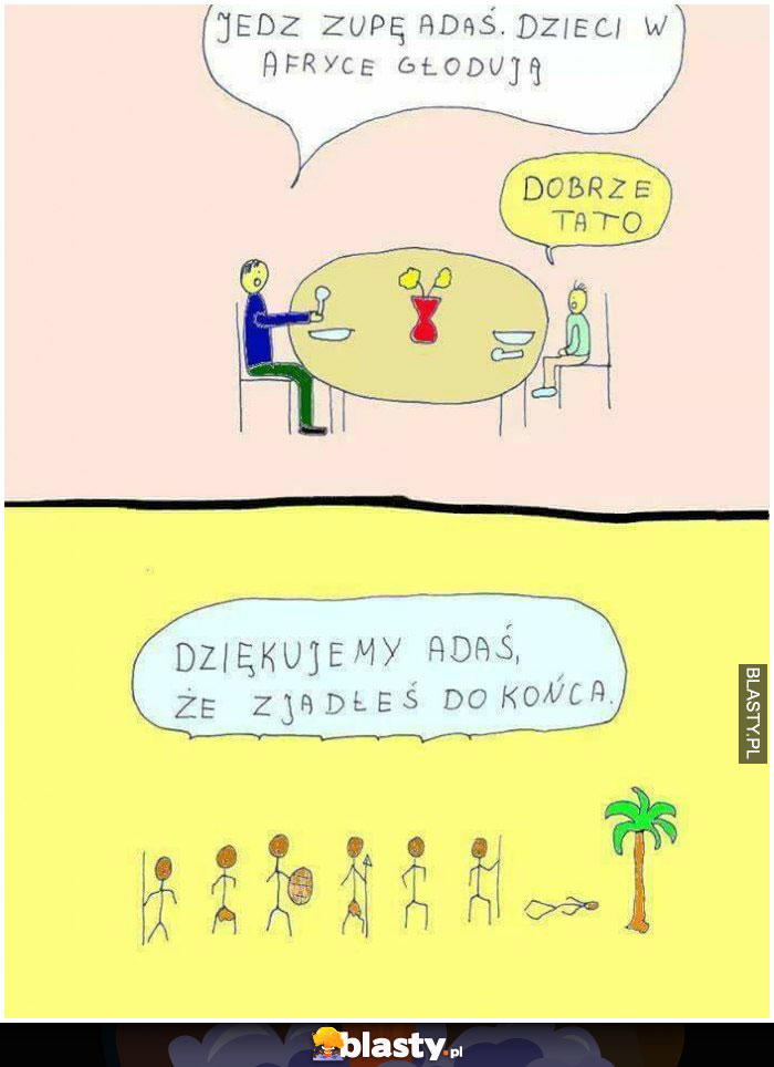 Jedź zupę Adaś