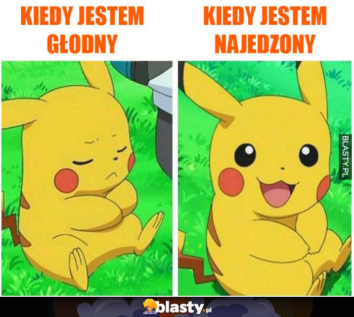 Kiedy jestem najedzony vs kiedy jestem głodny