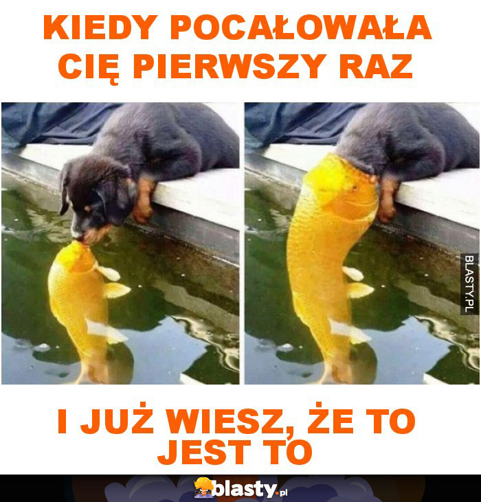 Kiedy pocałowała cię pierwszy raz