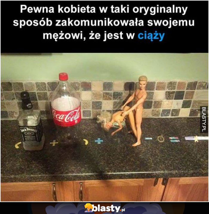 Oryginalny sposób, żeby pokazać mężowi, że jest się w ciąży