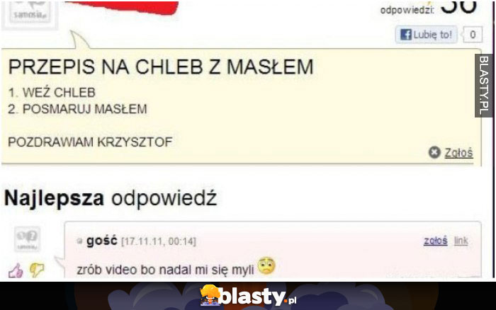 Przepis na chleb