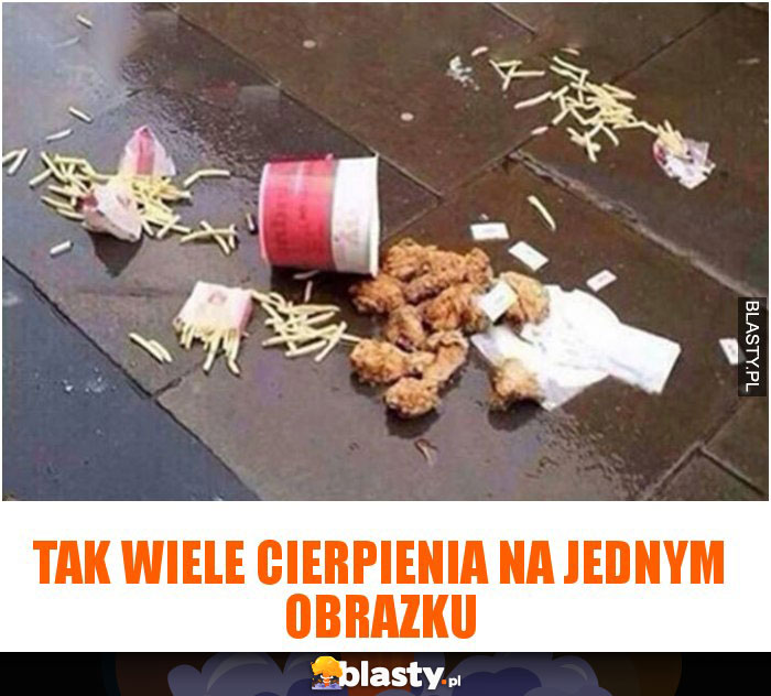 Tak wiele cierpienia na jednym obrazku