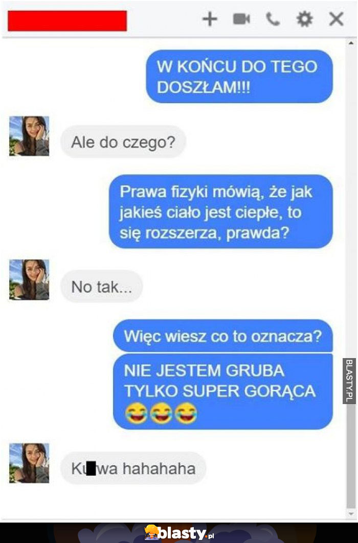 W końcu do tego doszłam