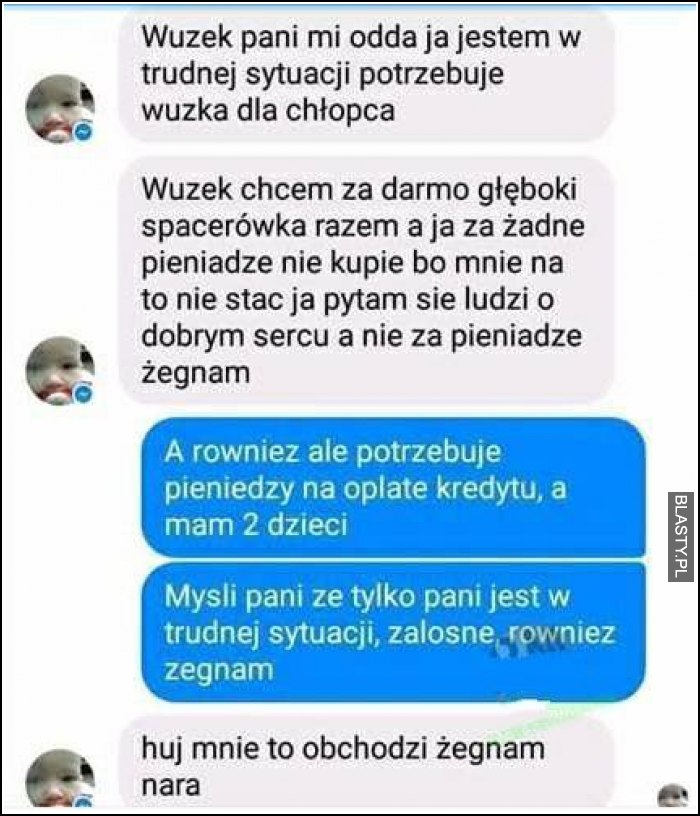 Wuzek pani mi odda