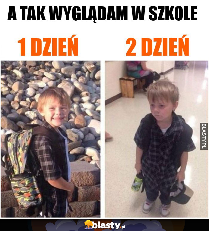 A tak wyglądam w szkole