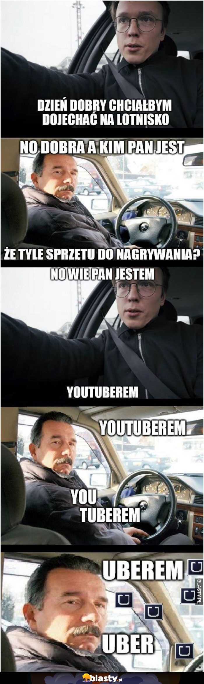 Dzień dobry chciałbym dojechać na lotnisko jestem znanym youtuberem