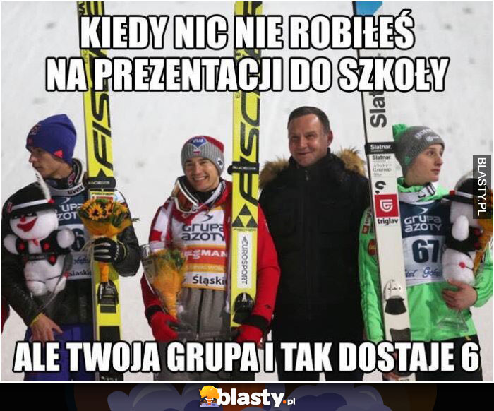 Kiedy nic nie robiłeś na prezentacji do szkoły