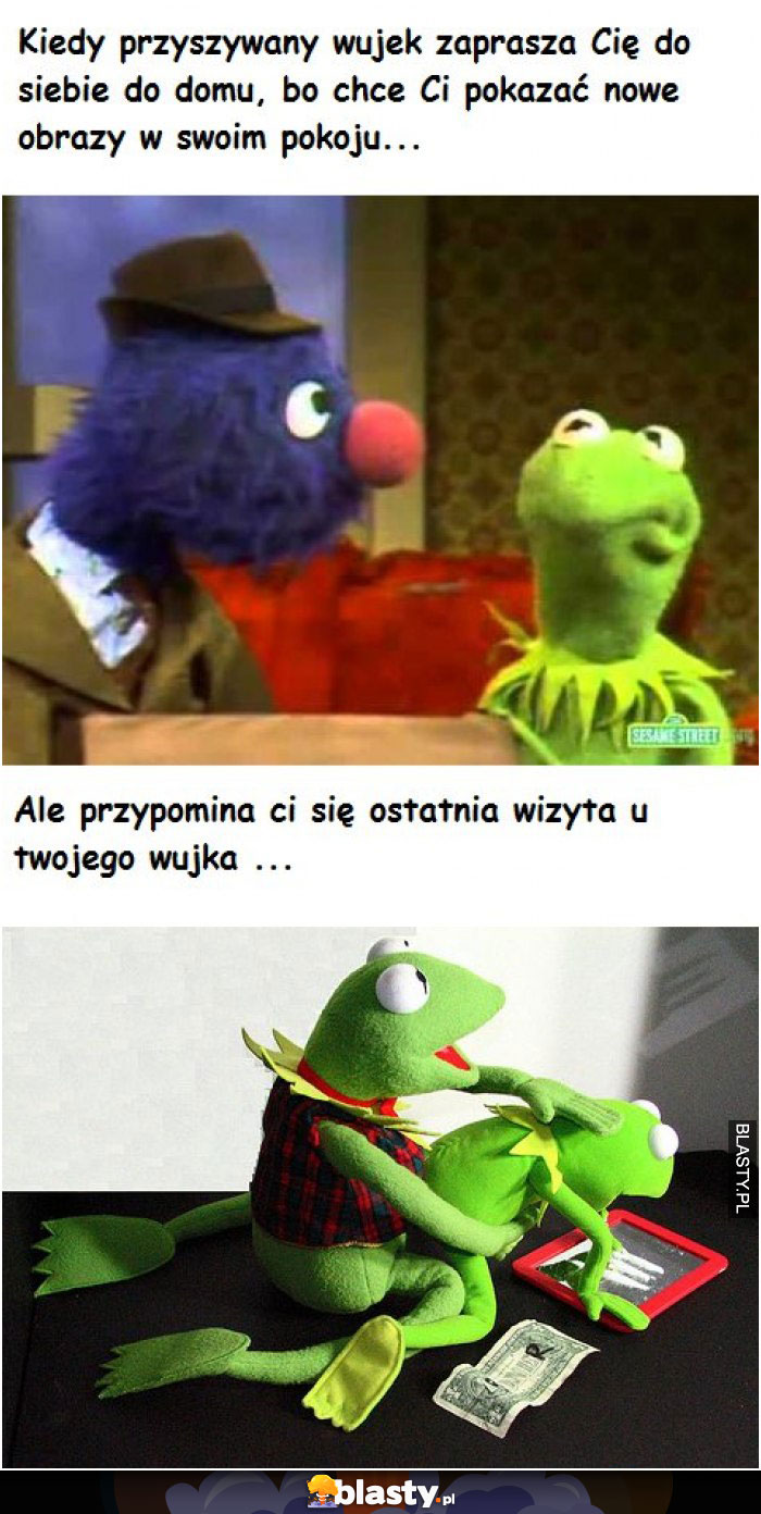 Kiedy przyszywanu wujek zaprasza cię do siebie do domu