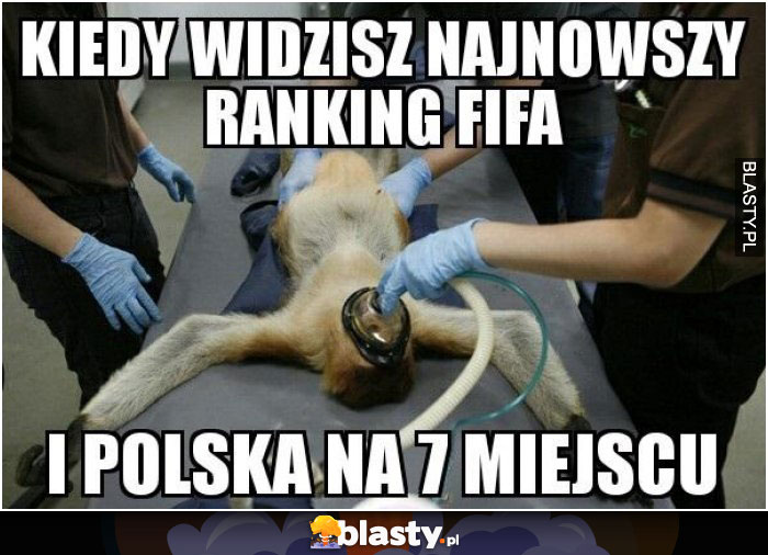 Kiedy widzisz najnowszy ranking fifa