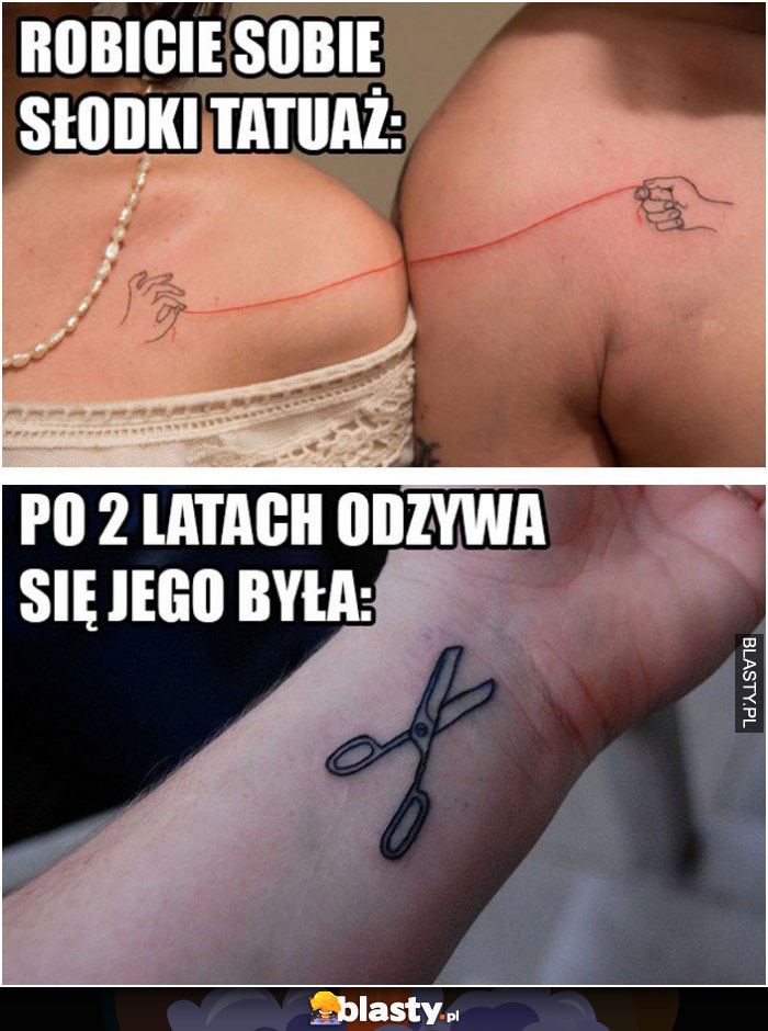 Słodki tatuaż