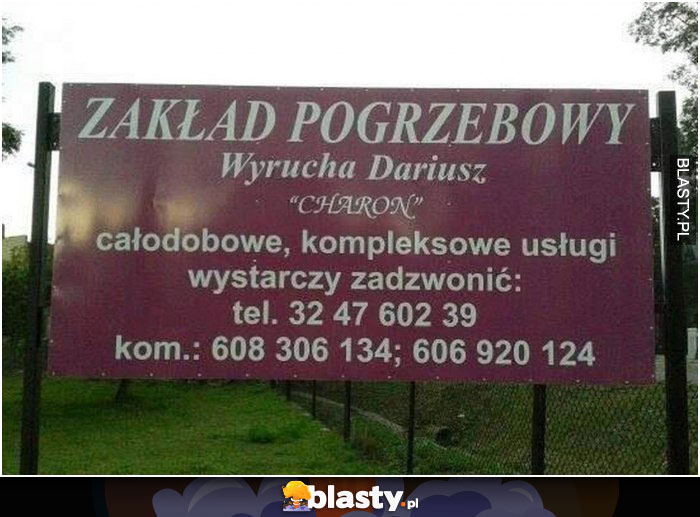 Zakład pogrzebowy wyrucha dariusz