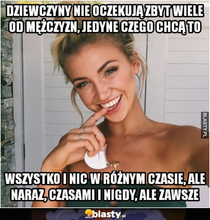 Czego oczekują dziewczyny od facetów