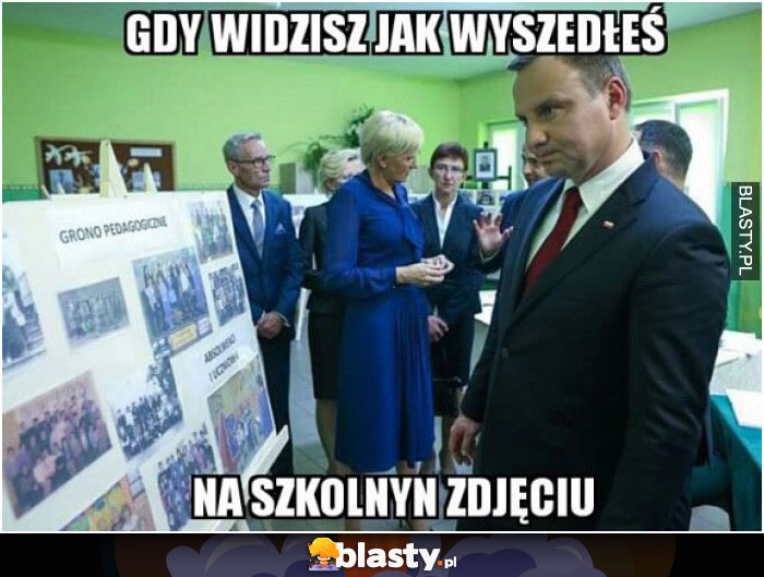 Gdy widzisz jak wyszedłeś na swoim szkolnym zdjęciu