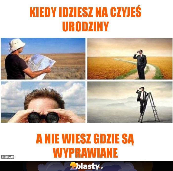 Kiedy idziesz na czyjeś urodziny