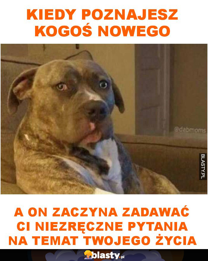 Kiedy poznajesz kogoś nowego