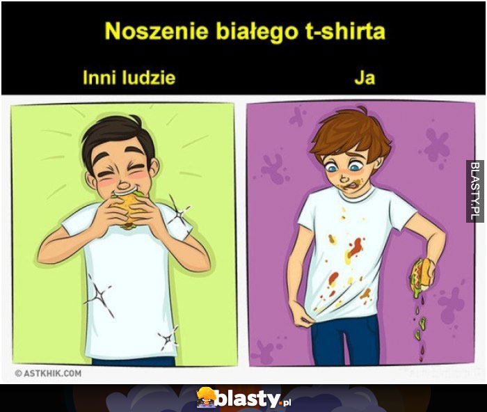 Noszenie białego t-shirta