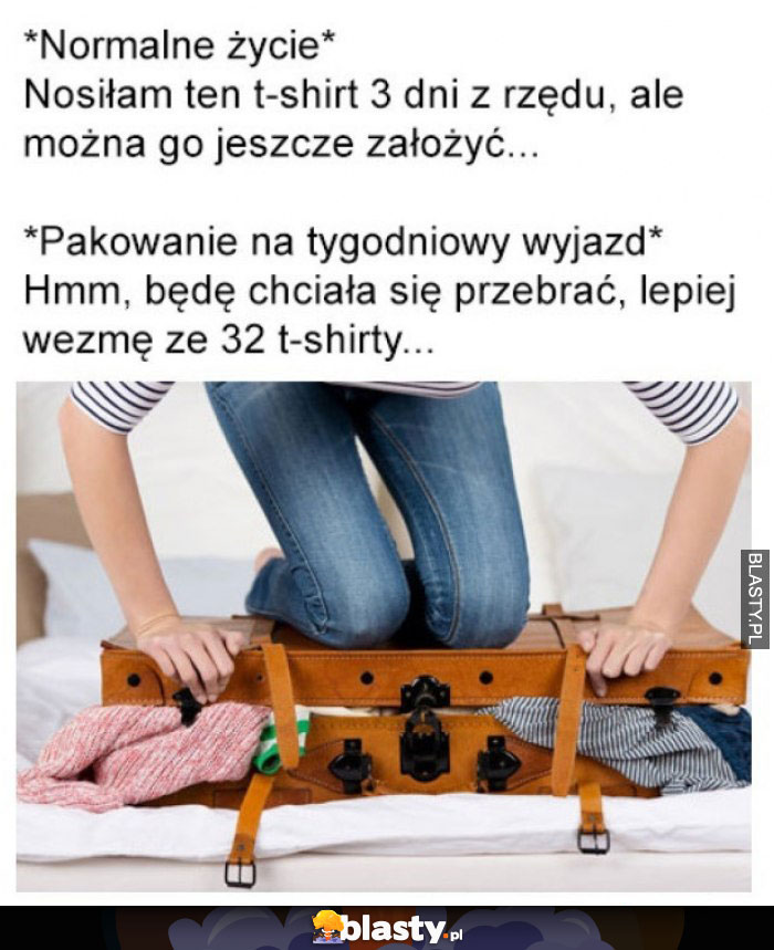 Pakowanie na wyjazd takie jest