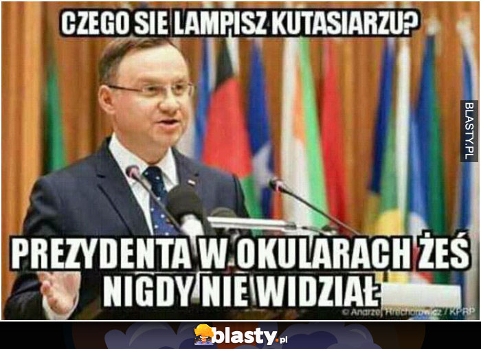 Prezydent w okularach