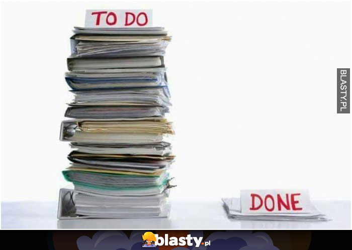 To do vs done