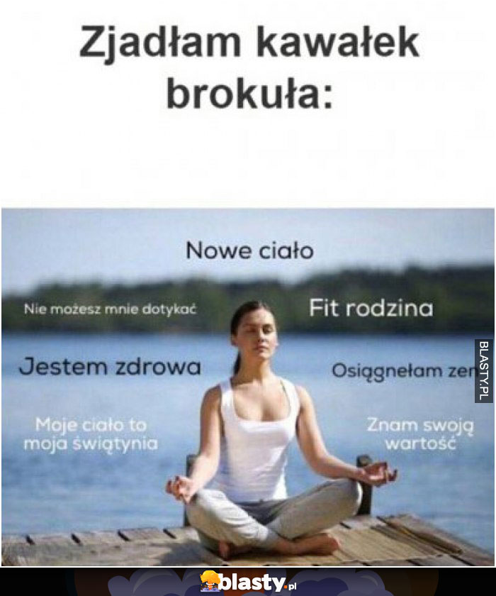 Zjadłam kawałek brokuła