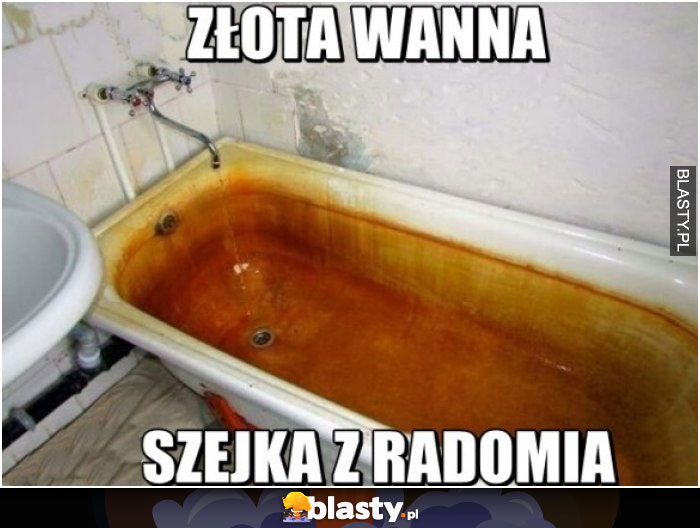 Złota wanna szejka z radomia