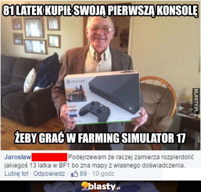 81 latek kupił swoją pierwszą konsolę